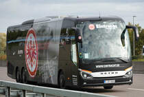 Setra S 517 HD  Eintracht Frankfurt Frauen - Bohr , A 5 Renchtal Oktober 2020