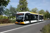 Stadtbus Mainz: Sileo S18 der MVG Mainz / Mainzer Verkehrsgesellschaft (Wagen 604 / MZ-SW 604), aufgenommen im September 2020 in Mainz-Bretzenheim.