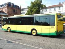 Iveco Crossway der Verkehrsgesellschaft Ludwigslust-Parchim mbH in Schwerin am 09.08.2018