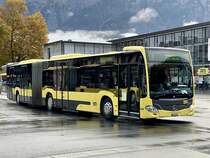 MB C2 G 162 als Bahnersatz nach Spiez direkt am 24.10.20 bei der Abfahrt in Interlaken Ost.