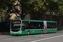 Mercedes Citaro 7037, auf der Linie 36, fährt zur Haltestelle am badischen Bahnhof. Die Aufnahme stammt vom 17.09.2020.