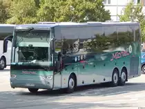 Van Hool TX16 von Michel aus Frankreich in Schwerin am 09.08.2018