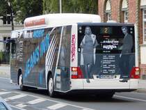 MAN Lion's City CNG der Stadtwerke Greifswald in Greifswald am 10.08.2018