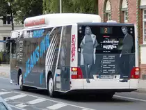 MAN Lion's City CNG der Stadtwerke Greifswald in Greifswald am 10.08.2018