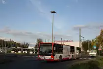 Wupsi Wagen 133 ist ein MB O530G Facelift und als 206 auf dem Weg nach Leverkusen, hier am Langenfelder Bahnhof.