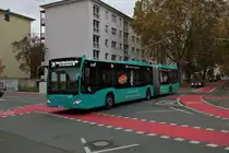 ICB Mercedes Benz Citaro C2 G Wagen 434 am 30.10.20 in Frankfurt am Main