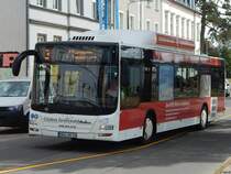 MAN Lion's City CNG der Stadtwerke Greifswald in Greifswald am 10.08.2018