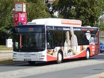 MAN Lion's City CNG der Stadtwerke Greifswald in Greifswald am 10.08.2018