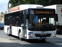 MAN Lion's City CNG der Stadtwerke Greifswald in Greifswald am 10.08.2018