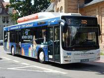 MAN Lion's City CNG der Stadtwerke Greifswald in Greifswald am 10.08.2018