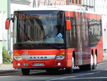 Setra 418 LE Business der Anklamer Verkehrsgesellschaft in Greifswald am 10.08.2018