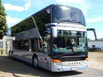Setra 431 DT von Berlin-Rock-Coaches aus Deutschland in Binz am 12.08.2018