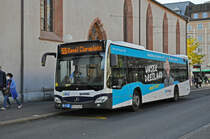 Mercedes Citaro von SWEG, auf der Linie 55, wartet an der Endstation am Claraplatz. Die Aufnahme stammt vom 31.10.2020.