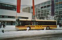 Schnee in Thun: STI Thun Nr. 82/BE 543382 MAN am 17. Dezember 2008 Thun, Bahnhof