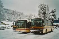 Schnee in Thun: STI Thun Nr. 45/BE 322545 Setra (ex AGS Sigriswil Nr. 3) am 17. Dezember 2008 Thun, Schiffl�ndte