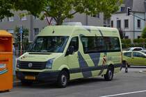 JA 8263, VW Crafter, von Demy Cars, auf einem Parkplatz in der Stadt Luxemburg. 28.07.2020