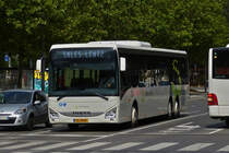 SL 3516, Iveco Crossway von Sales Lentz, in den Straßen der Stadt Luxemburg.  28.07.2020