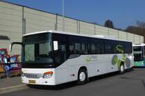 SL 4018, Setra S 415 UL, von Sales Lentz, an der Bushaltestelle 2 in Ettelbrück 28.02.2019