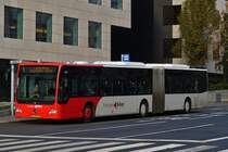 VE 2007, Mercedes Benz Conecto, von Voyages Ecker, gesehen in der Stadt Luxemburg.  18.11.2020