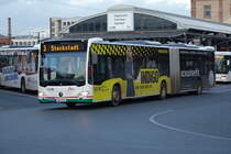 Stadtwerke Aschaffenburg / Wagen 205 (AB-VA 5) / Aschaffenburg, Hauptbahnhof/ROB / Mercedes-Benz O 530 G C2 hybrid / Aufnahemdatum: 20.11.2020 / Werbung: Fashion Hotspot Großostheim
