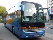 Setra 416 HDH von Pernsteiner aus Österreich in Neubrandenburg am 18.08.2018