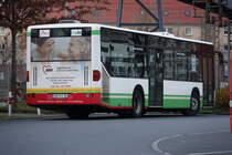 Stadtwerke Aschaffenburg / Wagen 150 (AB-VA 50) / Aschaffenburg, Hauptbahnhof/ROB / Mercedes-Benz O 530 / Aufnahemdatum: 20.11.2020 / Werbung: Bernhard-Junker-Haus/AWO Pflegeberatung