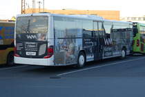 Omnibusbetrieb Nees GmbH / AB-NE 416 / Aschaffenburg, Hauptbahnhof/ROB / Setra S 416 LE business / Aufnahemdatum: 18.11.2020 / Werbung: WM Küchen