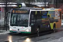Stadtwerke Aschaffenburg / Wagen 189 (AB-VA 89) / Aschaffenburg, Luitpoldstr. (Hst Stadthalle) / Mercedes-Benz O 530 C2 / Aufnahemdatum: 01.12.2020 / Werbung: Private Schulen Krauß