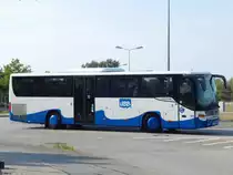 Setra 415 H von der Usedomer Bäderbahn in Rostock am 19.08.2018