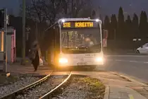 Mercedes-Benz O 530 II (Citaro Facelift) der Innsbrucker Verkehrsbetriebe (Bus Nr. 620) als Schienenersatzverkehr für die Stubaitalbahn/Linie STE an der Haltestelle Sonnenburgerhof in Innsbruck. Aufgenommen 11.11.2020.