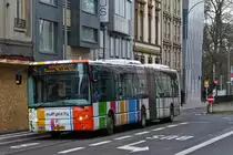 MJ 8825, Irisbus Citelys des VDL, aufgenommen an einer provisorischen Haltestelle in der Stadt Luxemburg. 02.12.2020