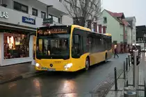 Vilbus Mercedes Benz Citaro 2 am 04.12.20 in Bad Vilbel Niddaplatz