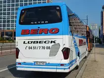 Setra 515 HD von Berg aus Deutschland in Rostock am 19.08.2018