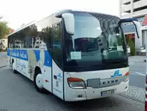 Setra 415 GT der Anklamer Verkehrsgesellschaft in Neubrandenburg am 25.08.2018