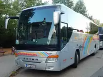 Setra 415 GT-HD von Cermak Reisen aus Deutschland in Neubrandenburg am 26.08.2018