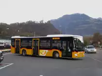 Postauto/PU Niederer Nr. 3 (Mercedes Citaro C2 O530 Hybrid) am 31.10.2020 beim Bhf. Ziegelbrücke