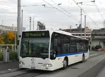 Citaro 87 von Eurobus an der Haltestelle Bhf. Oerlikon Ost, 03.11.2010.