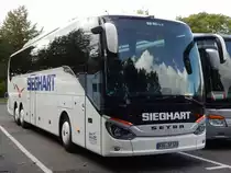 Setra 516 HD von Sieghart aus Deutschland in Stralsund am 26.08.2018