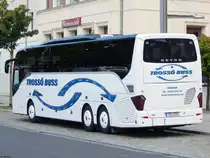 Setra 516 HD von Trossö Buss aus Schweden in Stralsund am 26.08.2018