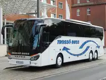 Setra 516 HD von Trossö Buss aus Schweden in Stralsund am 26.08.2018