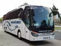 Setra 516 HD von Trossö Buss aus Schweden in Stralsund am 26.08.2018