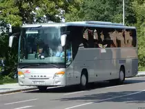 Setra 415 GT-HD der Anklamer Verkehrsgesellschaft mbH in Stralsund am 26.08.2018