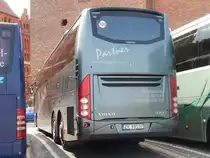 Volvo 9700 von Partner aus Polen in Stralsund am 26.08.2018