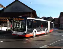 asm Seeland - MAN Lion`s City Hybrid  Nr.66  BE  872366 unterwegs auf der Linie 74 in Brügg bei Biel am 13.12.2020