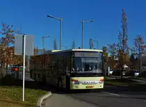DC 4375, Setra S 418 LE, von Demy Cars, in der Oberstadt von Luxemburg unterwegs.
