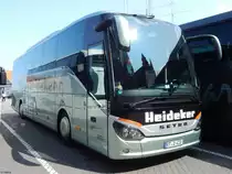 Setra 515 HD von Heideker aus Deutschland in Stralsund am 26.08.2018