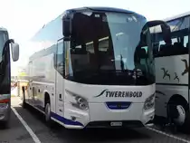 VDL Futura von Twerenbold aus der Schweiz in Stralsund am 26.08.2018