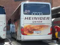 Setra 415 GT-HD von Heiniger aus der Schweiz in Stralsund am 26.08.2018