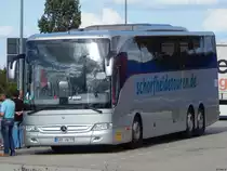 Mercedes Tourismo von Taxi Wutskowsky aus Deutschland an einer Raststätte auf der A20 am 26.08.2018