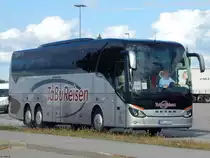 Setra 516 HD von Tabu Reisen aus Deutschland an einer Raststätte auf der A20 am 26.08.2018